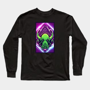 Neon Cthulhu Long Sleeve T-Shirt